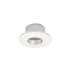 Nora Lighting 1" Canless Iolite Downlight Trim Haze / White