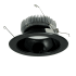 Nora Lighting Cobalt 7-1/2" Integrated LED Open Recessed Trim Black