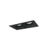 Nora Lighting Iolite 5" Integrated LED Square Recessed Trim Black