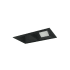 Nora Lighting Iolite 5" Integrated LED Square Recessed Trim Black