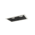 Nora Lighting Iolite 5" Integrated LED Square Recessed Trim Black