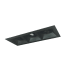 Nora Lighting Iolite 5" Integrated LED Square Recessed Trim Black