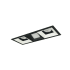 Nora Lighting Iolite 5" Integrated LED Square Recessed Trim Black / Matte Powder White