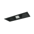 Nora Lighting Iolite 5" Integrated LED Square Recessed Trim Black