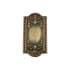 Nostalgic Warehouse Meadows Single Victorian Vintage Decorator Wall Plate Outlet Cover Blank Antique Brass