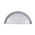 Nostalgic Warehouse Meadows 3" Center to Center Vintage Cabinet Cup Handle - Cup Pull - Solid Brass Bright Chrome