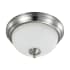 Nuvo Lighting Basic 11" Wide LED Flush Mount Bowl Ceiling Fixture Brushed Nickel