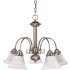 Nuvo Lighting Ballerina 5 Light 24" Wide Chandelier Brushed Nickel