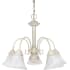 Nuvo Lighting Ballerina 5 Light 24" Wide Chandelier Textured White