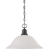 Nuvo Lighting Single Light 16" Wide Pendant Mahogany Bronze