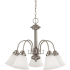 Nuvo Lighting Ballerina 5 Light 24" Wide Chandelier Brushed Nickel