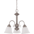 Nuvo Lighting Ballerina 3 Light 20" Wide Chandelier Brushed Nickel