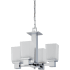 Nuvo Lighting Parker 4 Light 18" Wide Multi Light Pendant Polished Chrome