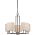 Nuvo Lighting Gemini 5 Light 25" Wide Chandelier Hazel Bronze