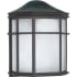 Nuvo Lighting Single Light 9-3/4" Tall Outdoor Wall Sconce with Frosted Glass Shade Textured Black