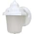 Nuvo Lighting Single Light 8-7/8" Tall Outdoor Wall Sconce with Frosted Glass Shade White