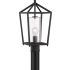 Nuvo Lighting Hopewell 18" Tall Outdoor Single Head Post Light Matte Black
