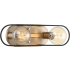 Nuvo Lighting Chassis 2 Light 16" Wide Bathroom Vanity Light Copper Brushed Brass / Matte Black