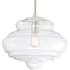Nuvo Lighting Storrier 16" Wide Pendant Polished Nickel / Clear