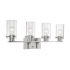 Nuvo Lighting Sommerset 4 Light 30" Wide Bathroom Vanity Light Brushed Nickel