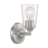 Nuvo Lighting Bransel 9" Tall Bathroom Sconce Brushed Nickel