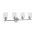 Nuvo Lighting Bransel 4 Light 28" Wide Bathroom Vanity Light Brushed Nickel