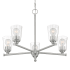 Nuvo Lighting Bransel 5 Light 25" Wide Chandelier Brushed Nickel