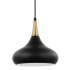 Nuvo Lighting Phoenix 10" Wide Mini Pendant Matte Black / Burnished Brass