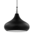 Nuvo Lighting Phoenix 14" Wide Pendant Matte Black / Polished Nickel