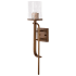 Nuvo Lighting Terrace 24" Tall Bathroom Sconce Natural Brass