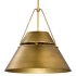 Nuvo Lighting Adina 3 Light 18" Wide Pendant Natural Brass