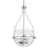 Nuvo Lighting Amado 3 Light 14" Wide Pendant with Globe Shade Polished Nickel