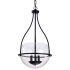 Nuvo Lighting Amado 3 Light 14" Wide Pendant Matte Black
