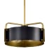 Nuvo Lighting Altos 3 Light 14" Wide Pendant with Shade Matte Black