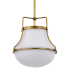 Nuvo Lighting Valdora 11" Wide Pendant with Shade Natural Brass