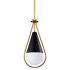 Nuvo Lighting Admiral 10" Wide Pendant with Shade Matte Black