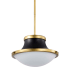 Nuvo Lighting Lafayette 14" Wide Pendant with Shade Matte Black
