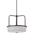 Nuvo Lighting Warren 3 Light 17" Wide Pendant Gun Metal