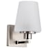 Nuvo Lighting Lune 9" Tall Bathroom Sconce Brushed Nickel