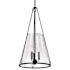 Nuvo Lighting Valentine 3 Light 16" Wide Pendant Black