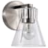 Nuvo Lighting Gianna 8" Tall Bathroom Sconce Brushed Nickel