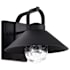 Nuvo Lighting Ridge 9" Tall Outdoor Wall Sconce Black