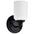 Nuvo Lighting Solara 9" Tall Bathroom Sconce Matte Black