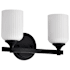Nuvo Lighting Solara 2 Light 14" Wide Vanity Light Matte Black