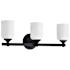 Nuvo Lighting Solara 3 Light 23" Wide Vanity Light Matte Black