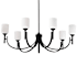 Nuvo Lighting Solara 7 Light 40" Wide Chandelier Matte Black