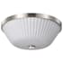 Nuvo Lighting Royale 3 Light 16" Wide Flush Mount Bowl Ceiling Fixture Brushed Nickel