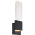 Nuvo Lighting Ellusion 14" Tall LED Bathroom Sconce Matte Black