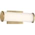 Nuvo Lighting Lena 13" Wide LED Bathroom Vanity Light Brushed Brass