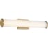 Nuvo Lighting Lena 24" Wide LED Bathroom Vanity Light Brushed Brass